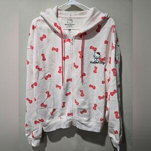 Hello Kitty Bow Zip Up